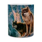 Mok - Wolf Couple In Sunset - 440ml, Huis en Inrichting, Ophalen of Verzenden, Nieuw