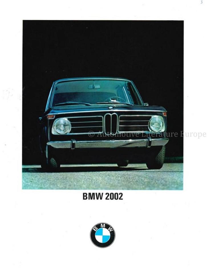1969 BMW 2002 BROCHURE NEDERLANDS, Boeken, Auto's | Folders en Tijdschriften, BMW
