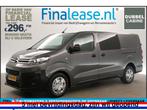 Citroën Jumpy 2.0 BlueHDI L3H1 DC 5 Pers Airco Cruise €296pm, Citroën, Nieuw, Zilver of Grijs, Lease