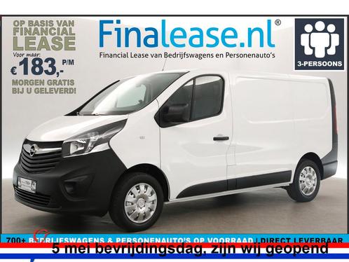 Opel Vivaro 1.6 CDTI L1H1 Airco Cruise Navi PDC 3Pers €183pm, Auto's, Bestelauto's, Lease, Handgeschakeld, Diesel, Opel, Wit, Verzenden
