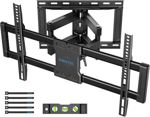 BONTEC TV muurbeugel, zwenkbare, kantelbare tv-houder voor 3, Audio, Tv en Foto, Televisiebeugels, Nieuw, Verzenden