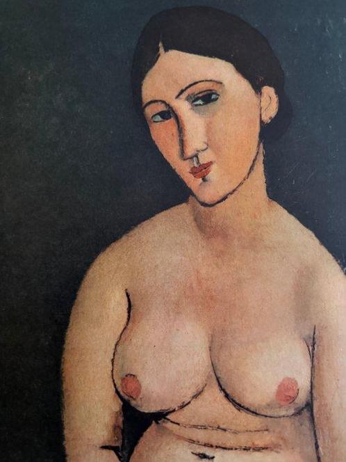 Modigliani Amedeo (1884 - 1920) (DAprés) - Nu Assis, Antiek en Kunst, Antiek | Overige Antiek