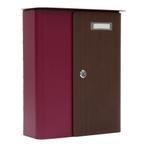 Profirst Brievenbus Ziefen bordeaux-houtlook, Verzenden, Nieuw