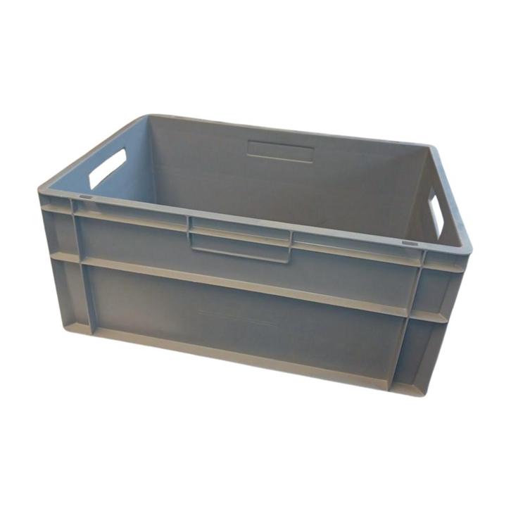 Stapelbak 600x400x270mm, PP, Grijs, Gebruikt, Zakelijke goederen, Horeca | Overige, Ophalen of Verzenden