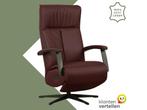 Leren relaxfauteuil met hartbalans Pure - Toledo Bordeaux, Huis en Inrichting, Fauteuils, Bohemian, Industrieel, Modern, Scandinavisch
