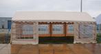 Classic Plus Partytent PVC 5x10x2 mtr in Beige (5x10 meter), Tuin en Terras, Partytenten, Verzenden, Nieuw, 2 meter of meer, Partytent