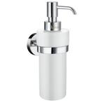 Zeepdispenser Smedbo Home 200 ml met Porselein 8x8x18 cm, Ophalen of Verzenden, Nieuw, Chroom, Bad