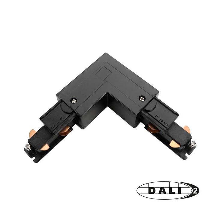DALI 3-FASE RAIL | L-VORM CONNECTOR | OUTSIDE | ZWART, Huis en Inrichting, Lampen | Overige
