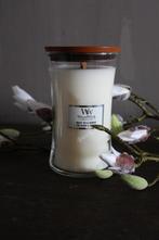 WoodWick White tea & jasmine large, Ophalen of Verzenden, Nieuw