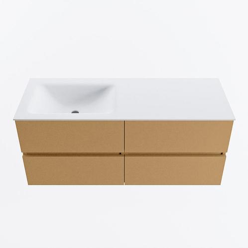 MONDIAZ VICA 120cm badmeubel onderkast Oro 4 lades. Wastafel, Doe-het-zelf en Verbouw, Sanitair, Bad, Nieuw, Ophalen of Verzenden