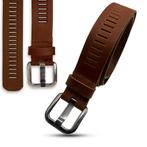 ARIESZZZ - Riem Heren - Riem Dames - Leder - Cognac, Kleding | Dames, Riemen en Ceinturen, Verzenden, Echt leder, Nieuw, Heupriem