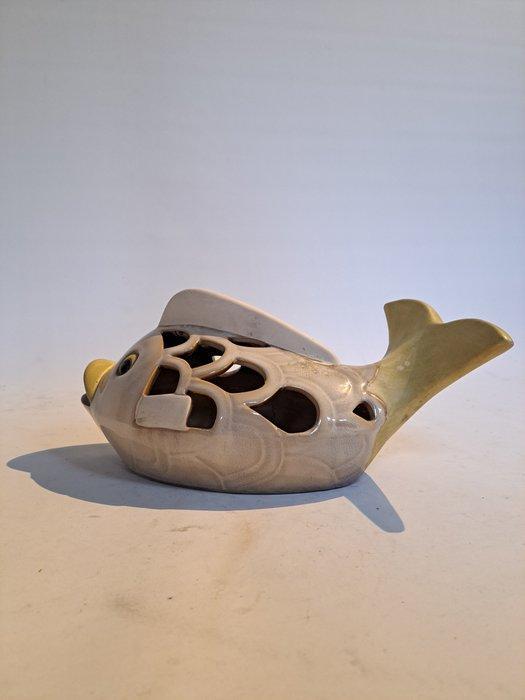 Lantaarn - Keramiek - Vis, Antiek en Kunst, Curiosa en Brocante