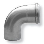 Burgerhout Rvs Bocht 80 87° Glad, Doe-het-zelf en Verbouw, Verwarming en Radiatoren, Verzenden, Nieuw