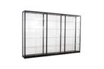 Zwarte Vitrinekast 300 x 200 x 40 cm, Nieuw in verpakking