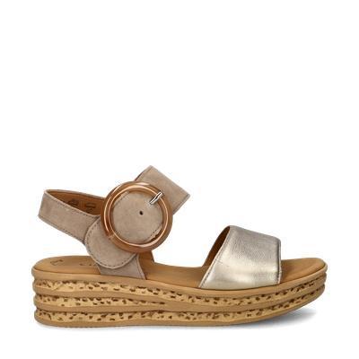 Gabor Best Fitting sleehak voor dames in het Beige, Kleding | Dames, Schoenen, Sandalen of Muiltjes, Beige, Nieuw, Verzenden