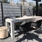2dekans | Kick Set van 4 Tuinstoelen Indy Zwart - Zwart, Huis en Inrichting, Ophalen of Verzenden, Zo goed als nieuw, Zwart