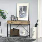 TRUUSK Bijzettafel Console Tafel Entreetafel Met 2 Lades En, Huis en Inrichting, Verzenden, Nieuw