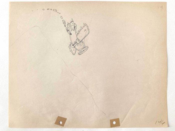 Original Walt Disney Drawing of 1933 - De Mail Pilot (RARE), Verzamelen, Disney