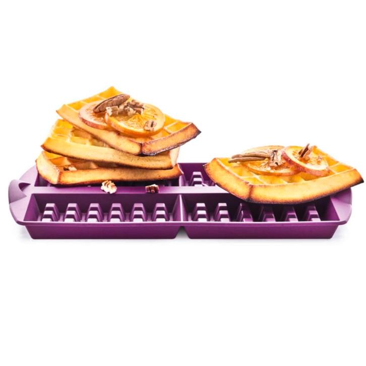 Tupperware MultiFlex Wafelvorm, Huis en Inrichting, Keuken | Tupperware, Paars, Nieuw, Ophalen of Verzenden