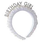 Neutral Party Wearables Pearl Birthday Girl Headband, Nieuw, Verzenden