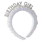 Neutral Party Wearables Pearl Birthday Girl Headband, Verzenden, Nieuw