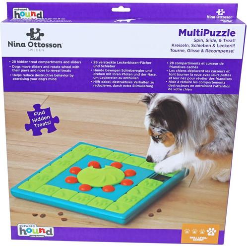 Nina Ottosson Hondenspel Multi Puzzle 38 cm, Dieren en Toebehoren, Honden-accessoires, Nieuw, Verzenden