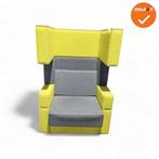 Akoestische design Fauteuil - Groen / grijs - refurbished, Werkplek, Ophalen of Verzenden, Gebruikt, Overige typen