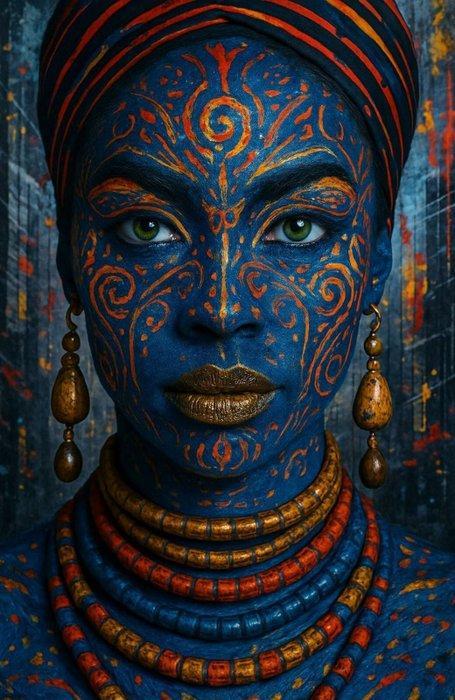 yamila - Colores en la piel, Antiek en Kunst, Kunst | Niet-Westerse kunst