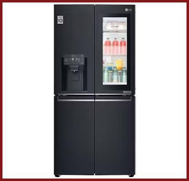 LG GMX844MCKV Amerikaanse Koelkast - 508L, No Frost, Witgoed en Apparatuur, Koelkasten en IJskasten, 200 liter of meer, Nieuw