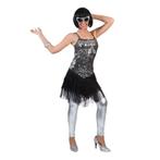Zilver met zwart charleston verkleed jurkje voor dames - J.., Kleding | Dames, Carnavalskleding en Feestkleding, Ophalen of Verzenden