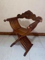 Stoel - Hout - Vintage savonarola