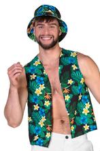 Toerist Gilet en Hoedje Set Hawaii, Kleding | Dames, Carnavalskleding en Feestkleding, Verzenden, Nieuw
