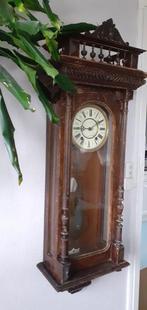 Regulateur wandklok - Hout, Messing - 1900-1910 - 125 cm