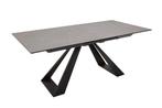 Uitschuifbare eettafel CONCORD 180-230cm antraciet keramiek, Huis en Inrichting, Tafels | Eettafels, Ophalen of Verzenden, Nieuw