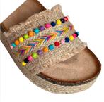 Boho Ibiza Slippers maten 36 t/m 41, Kleding | Dames, Ophalen of Verzenden, Nieuw, Slippers