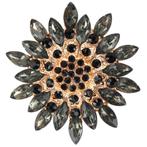 Fako Bijoux® - Broche - Bloem - Ster - XXL - Ø 68mm -, Sieraden, Tassen en Uiterlijk, Broches, Verzenden, Nieuw
