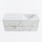 MONDIAZ VICA 120cm badmeubel onderkast Carrara 2 lades., Ophalen of Verzenden, Nieuw, Bad
