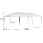 2dekans | Coast Partytent - Paviljoen - Waterdicht - 300 x, Tuin en Terras, Ophalen of Verzenden, Zo goed als nieuw
