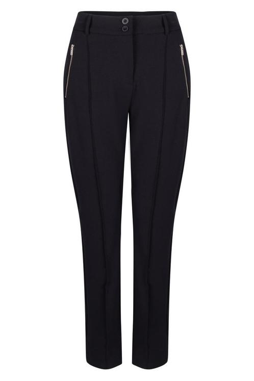 -50% Zoso  Zoso Broek merle crepe fabric trousers navy  maat, Kleding | Dames, Broeken en Pantalons, Blauw, Nieuw, Verzenden