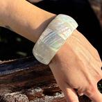 Armband van staal met mozaïek van parelmoer van Turbo