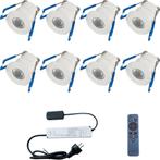 LED Veranda Spot Complete Set - Velvalux - 8 Stuks - 3W -, Huis en Inrichting, Lampen | Spots, Metaal of Aluminium, Nieuw, Ophalen of Verzenden