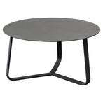 Pula lounge tuintafel 75xH40 cm rond antraciet, Ophalen of Verzenden, Nieuw, Aluminium