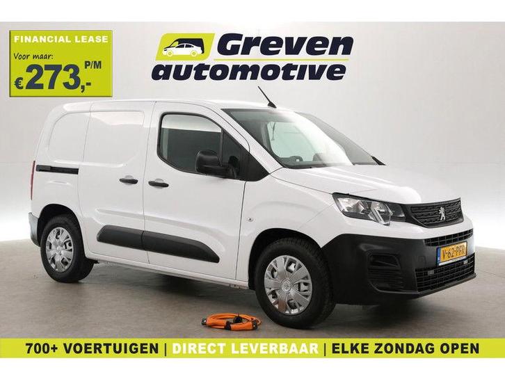 Peugeot e-Partner Pro 50 kWh | Snelladen | SOH 97% | Airco, Auto's, Bestelauto's, Automaat, Elektrisch, Wit, Peugeot