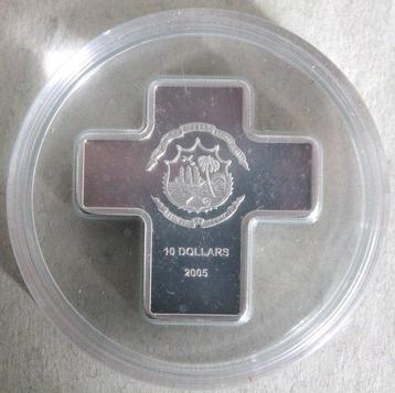 Liberia. 10 Dollars 2005 Tod von Papst Johannes Paul II, beschikbaar voor biedingen