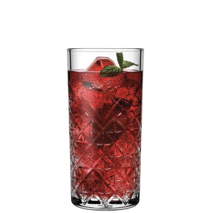 GGM Gastro | (12 stuks) Longdrinkglas - TIMELESS - 345 ml |, Huis en Inrichting, Keuken | Servies, Effen, Nieuw, Glas of Glazen
