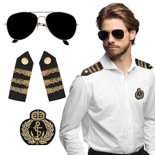 Commandant Schip Accessoires Set 3-delig, Kleding | Dames, Carnavalskleding en Feestkleding, Nieuw, Ophalen of Verzenden