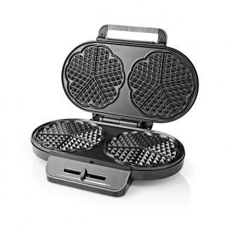 Wafelijzer | Nedis | 2 x 14 centimeter, Witgoed en Apparatuur, Contactgrills, Nieuw, Verzenden