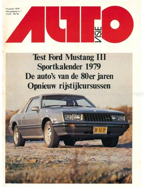 1979 AUTOVISIE MAGAZINE 01 NEDERLANDS, Boeken, Auto's | Folders en Tijdschriften