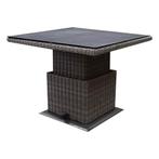 Bilbao dining hoek loungeset 4 delig grijs verstelbare, Tuin en Terras, Tuinsets en Loungesets, Ophalen of Verzenden, Nieuw, Wicker