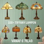 Tiffany Lampen - 100+ Direct uit voorraad leverbaar., Verzenden, Nieuw, Glas, Tiffany